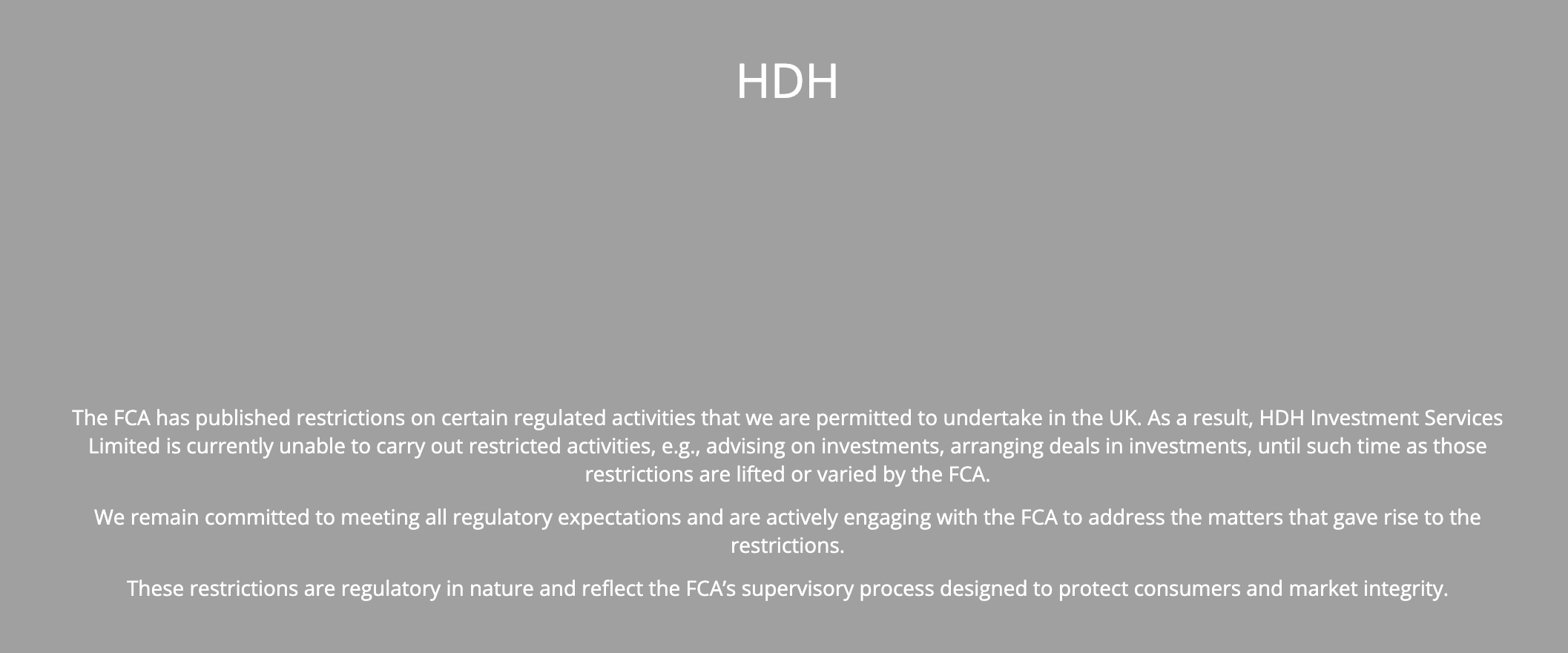 HDH website