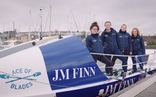 The Ace of Blades team - Laura Langton second from left