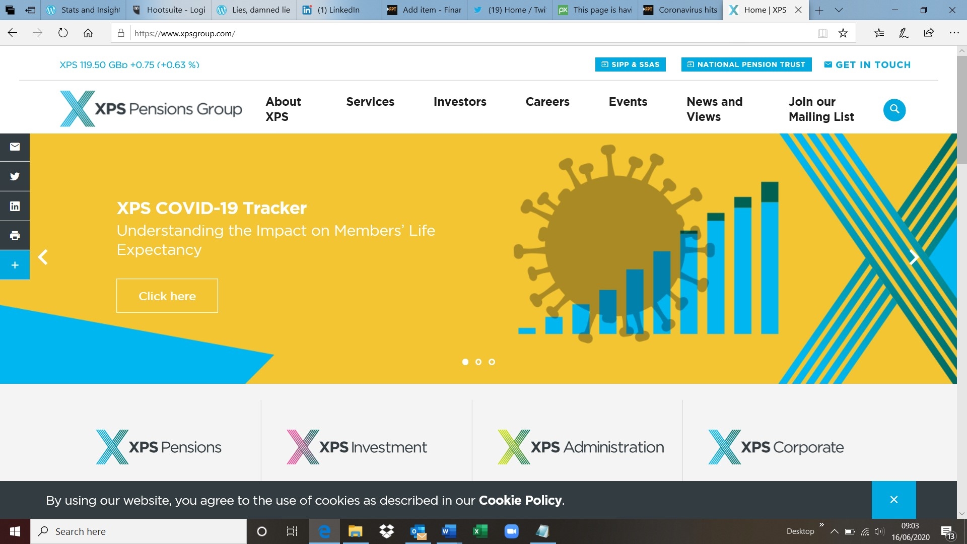 The XPS Pensions Group website