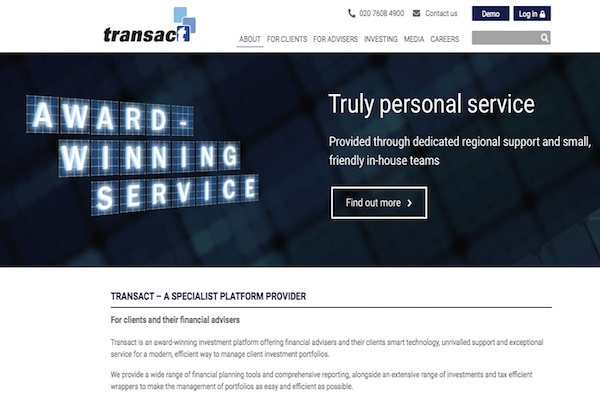 Transact website