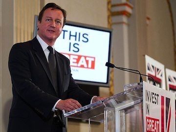 Conservative leader David Cameron