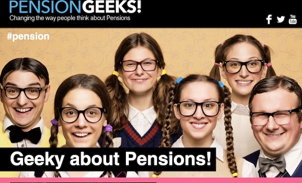 Pension Geeks website