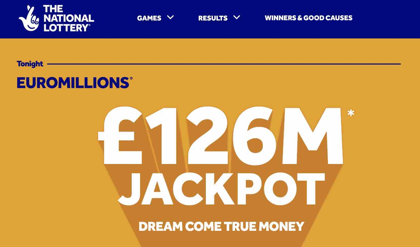 National Lottery EuroMillions draw