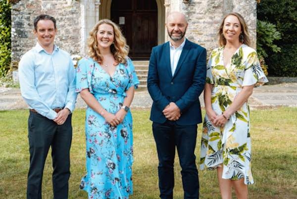 L-R: Goodmans' directors David Byworth, Laura Milroy, Andrew Moore, Holly Moody