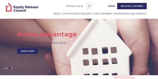 The Equity Release Council's website