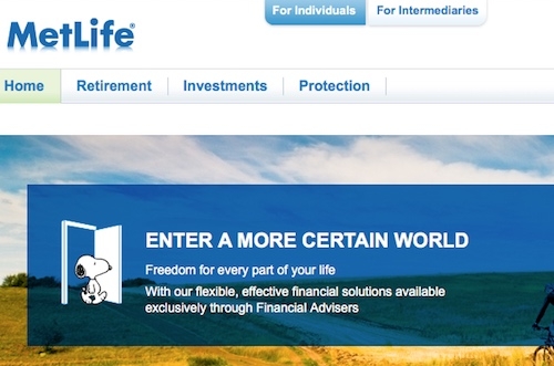 MetLife website