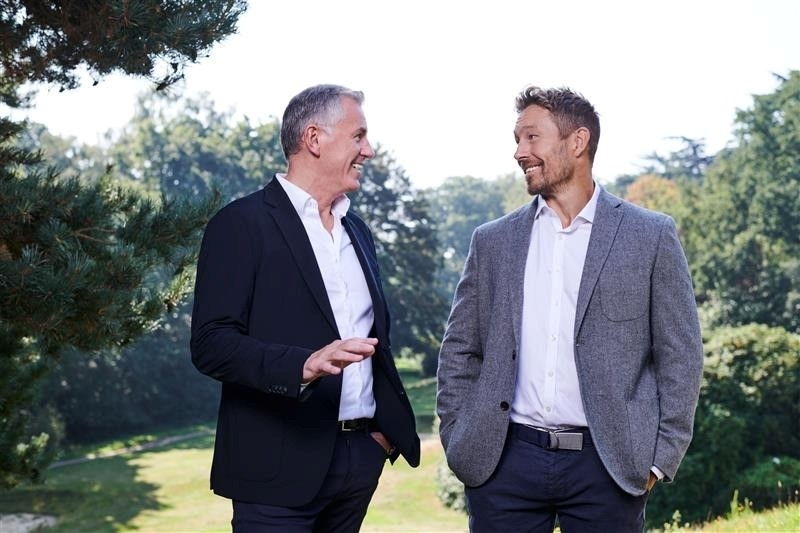 Attivo chairman Stephen Harper with Jonny Wilkinson