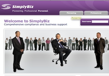 Simply Biz website