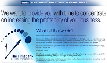 The Timebank website