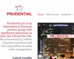 Prudential's Website