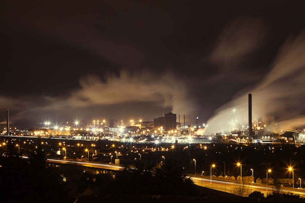 British Steel works