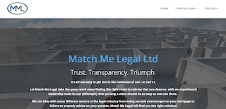 Match Me Legal website