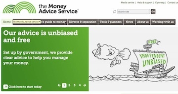 Money Advice Service website