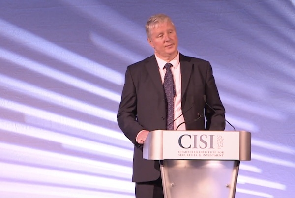 Nick Cann, former IFP CEO, speaking at the 2017 CISI-IFP Financial Planning Conference