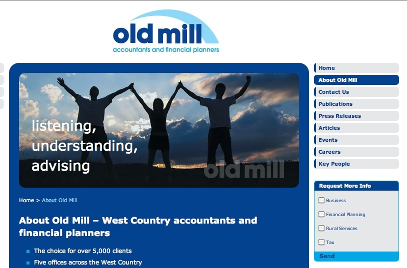 Old Mill's website