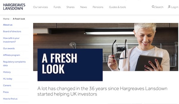 Hargreaves Lansdown's new look