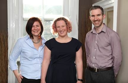 Some of the Manse Capital team: (L-R): Pippa Oldfield, Financial Planning Analyst, Imelda de Bruin, Technical Manager, Gareth Millard, Financial Planning Analyst.