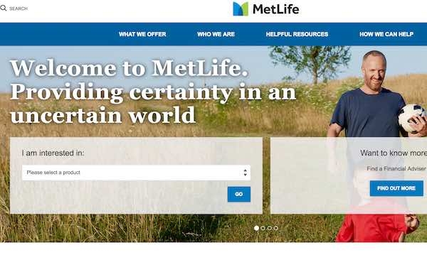 MetLife website