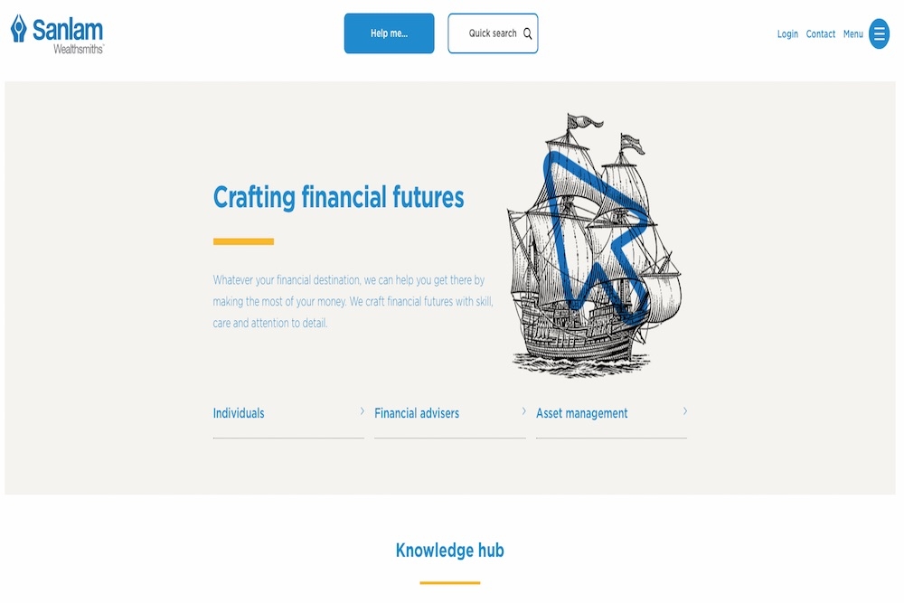 Sanlam website