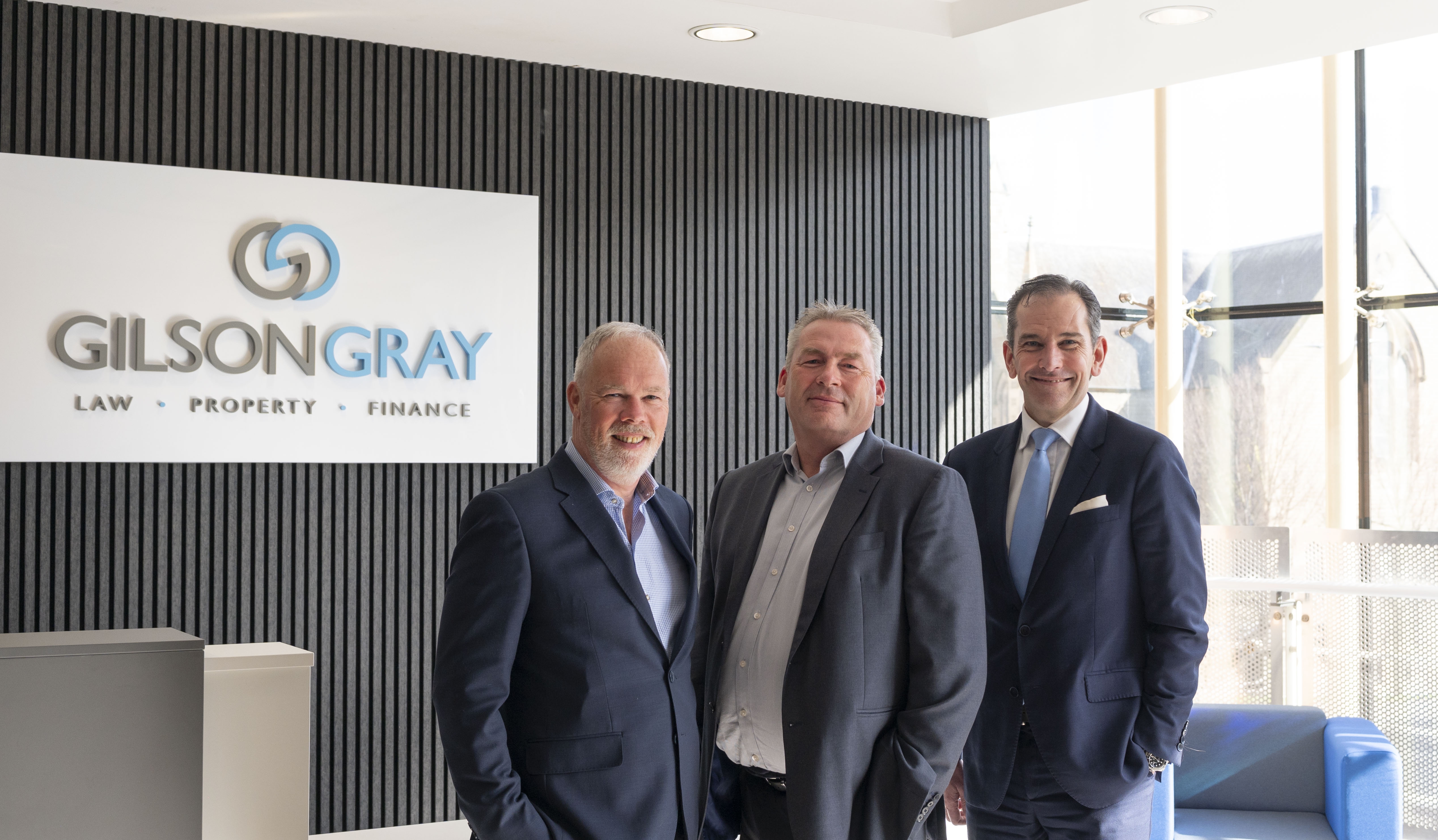 Steve Herkes, Gordon Laing, and Lindsay Darroch of Gilson Gray