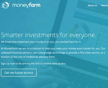 MoneyFarm's website