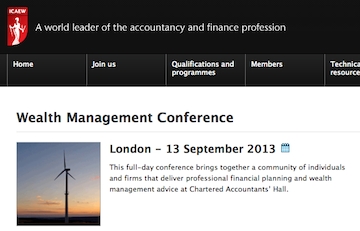 ICAEW website