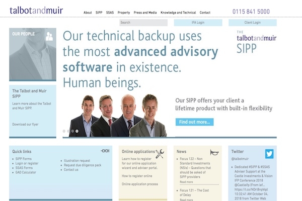 Talbot & Muir website