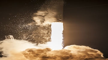 A rocket launch by Space X - courtesy of its website