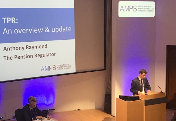 Anthony Raymond speaking at today's AMPS Annual Conference