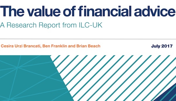 The Value of Financial Advice report