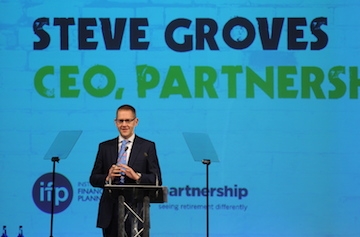 Steve Groves, Partnership CEO, speaking at IFP Conference 2015