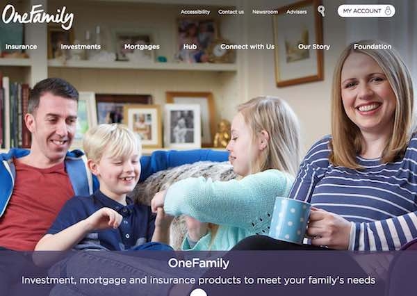 OneFamily website