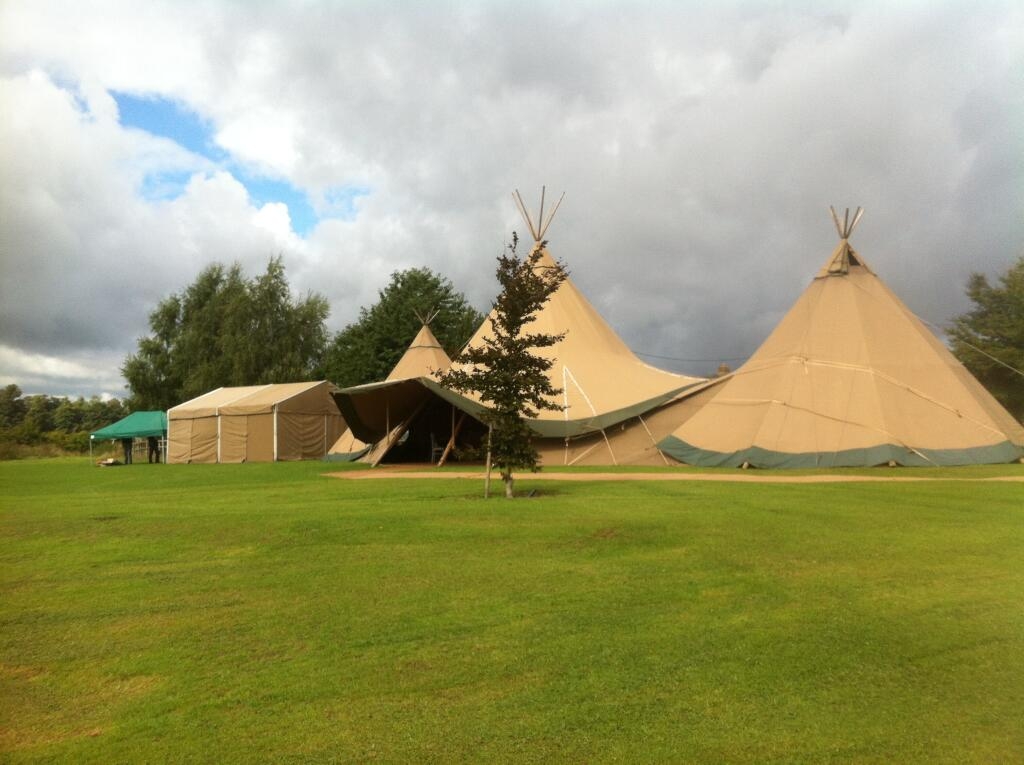 The first powwow took place in teepees. Yesterday it was held at Transact's offices in London