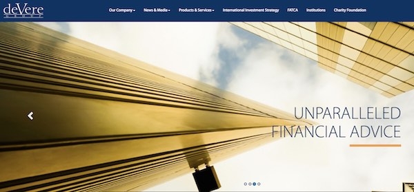 deVere Group website