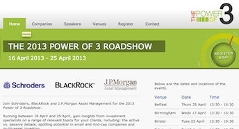 Power of 3 roadshows