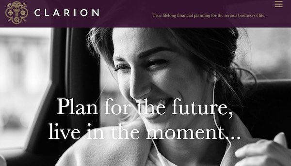 Clarion Wealth's new website and branding