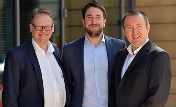 David Roberts (left), Phil Milburn (right) and Donald Phillips (centre)