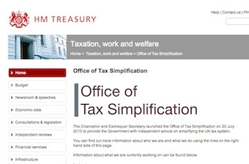 Office of Tax Simplification website