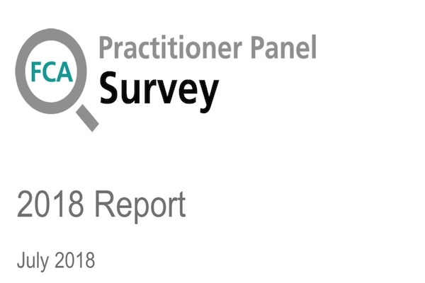 FCA Practitioner Panel Survey 2018