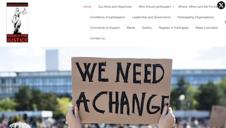 We Need A Change website