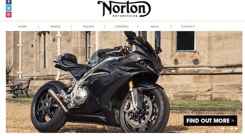 Norton  Motorcycles website