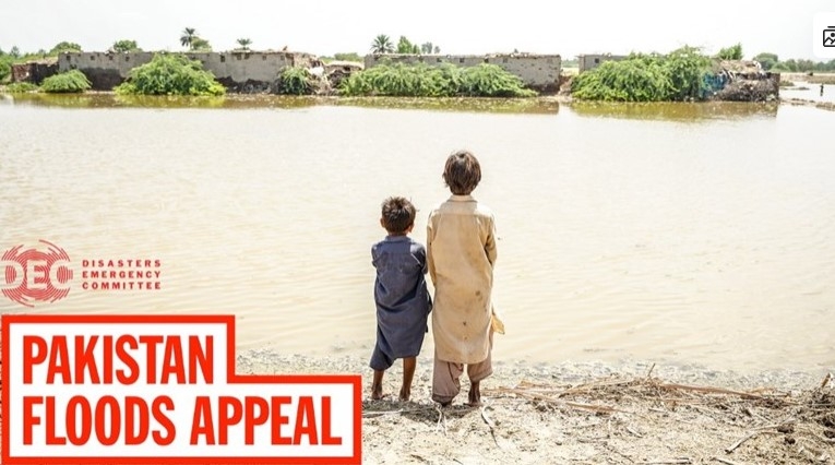 The DEC launched its Pakistan Floods Appeal following devastating floods which have submerged huge areas of land in Pakistan and left six million people in need of urgent help.