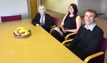 Pictured left to right: Svensoni's recent apprentices - Emily Docwra, Emillie Suter, Josh Bouette