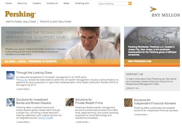 The Pershing website