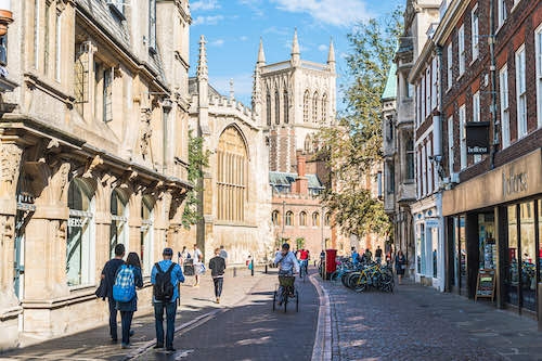 Cambridge named as UK's best city for retirees