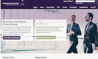 PFS website image from 2016