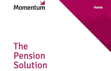 Momentum Pensions website