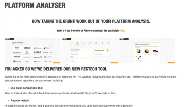 Platform Analyser tool