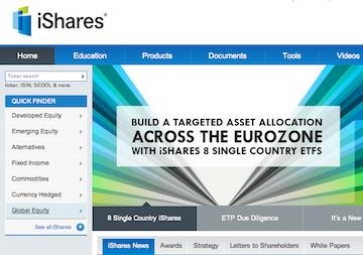 iShares website