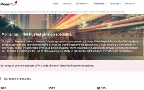 Momentum Pensions website